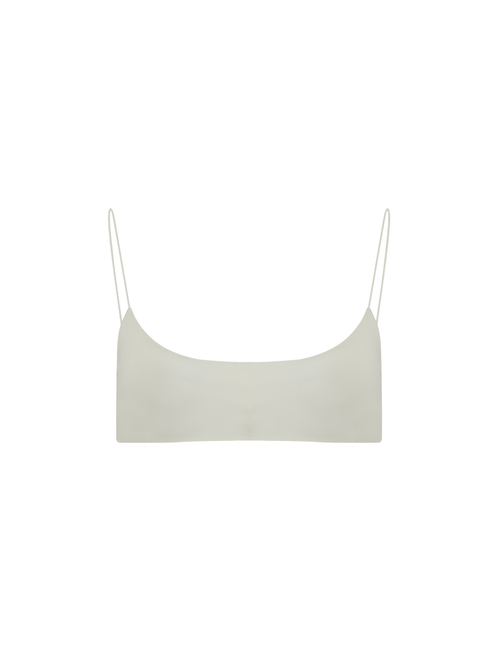 bralette bikini top ivory