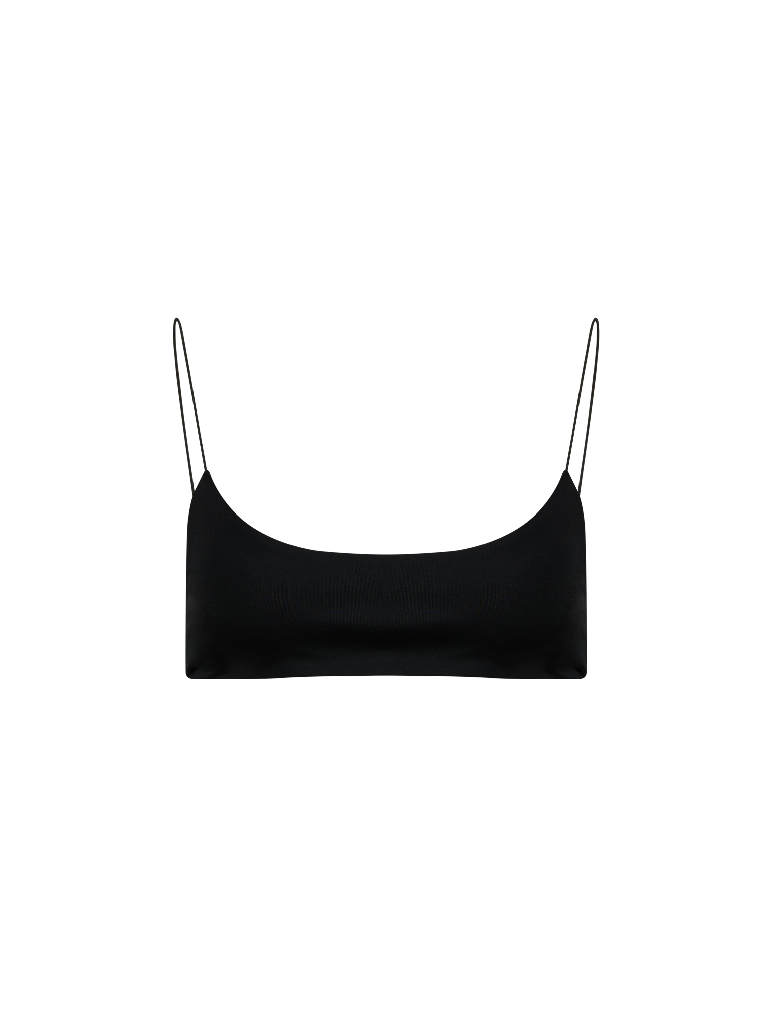 bralette bikini top black